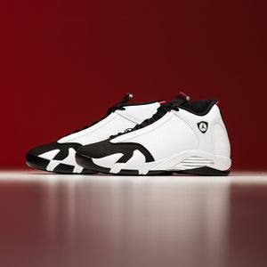 AIR JORDAN 14 RETRO 'BLACK TOE' - WHITE/VARSITY RED