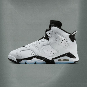 AIR JORDAN 6 RETRO 'REVERSE OREO' (GS) - WHITE/BLACK