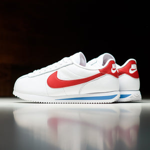 NIKE CORTEZ - WHITE/VARSITY RED