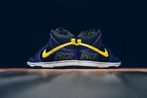 Nike Dunk High EMB Lakers