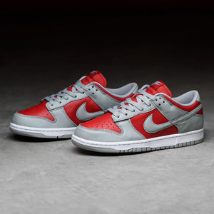 NIKE DUNK LOW RETRO QS 'ULTRAMAN' - VARSITY RED/SILVER