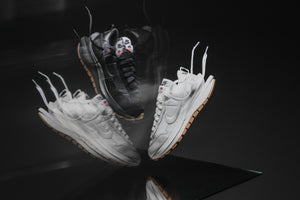 Nike x sacai VaporWaffle 'Sail' & 'Off-Noir'