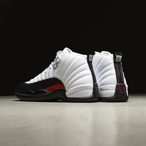 AIR JORDAN 12 RETRO 'TAXI FLIP' - WHITE/GYM RED