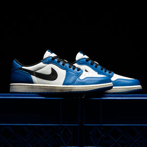AIR JORDAN 1 LOW OG 'GAME ROYAL' - WHITE/BLACK