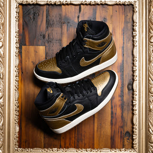 AIR JORDAN 1 RETRO HIGH OG - BLACK/METALLIC GOLD