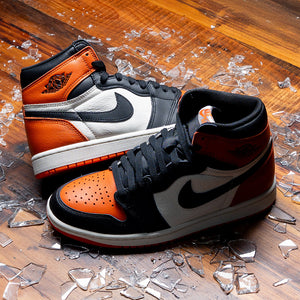 AIR JORDAN 1 RETRO HIGH OG 'SHATTERED BACKBOARD' - BLACK/STARFISH