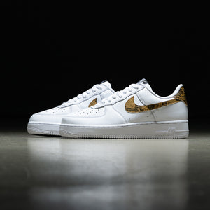 NIKE AIR FORCE 1 LOW RETRO PREMIUM 'IVORY SNAKE' - WHITE/ELEMENTAL GOLD