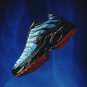 NIKE AIR MAX PLUS 'SHARK ATTACK' - BLACK/BALTIC BLUE