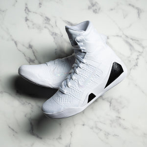 NIKE KOBE 9 ELITE HIGH PROTRO 'HALO' - WHITE/WHITE