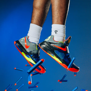 NIKE KD 4 'NERF' - CONCORD/BRIGHT CRIMSON