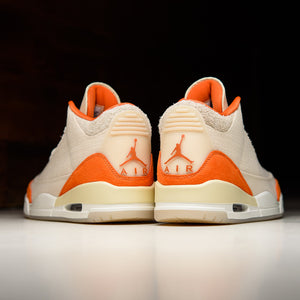 WOMEN'S AIR JORDAN 3 RETRO - FOSSIL/STARFISH