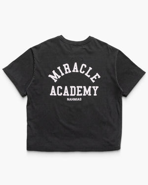 Nahmias Miracle Academy Boxy T-Shirt - Sunfade Black