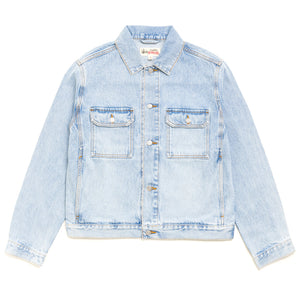 Stussy Denim Trucker Jacket - Light Wash Indigo