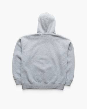 Levi's Workwear PO Hoodie - Silver Heather Gray Brushed Fleece