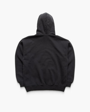 Levi's Workwear PO Hoodie - Jet Black Brushed Fleece