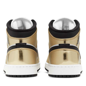 Air Jordan 1 Mid SE (GS) - Metallic Gold/Black