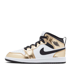 Jordan 1 Mid SE (PS) - Metallic Gold/Black