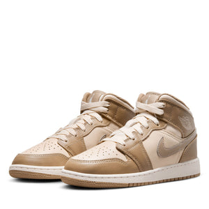 Air Jordan 1 Mid (GS) - Legend Light Brown/Khaki