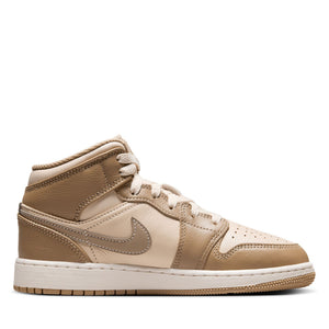 Air Jordan 1 Mid (GS) - Legend Light Brown/Khaki