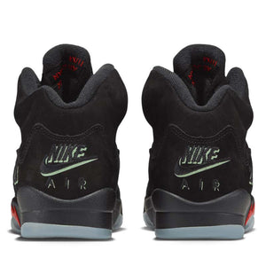 Air Jordan 5 Retro 'Halloween' (GS) - Black/Picante Red