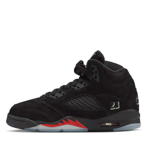 Air Jordan 5 Retro 'Halloween' (GS) - Black/Picante Red