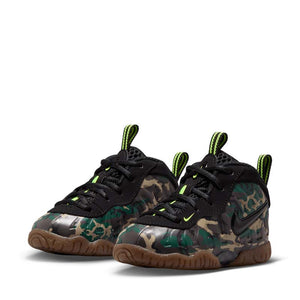 Nike Little Posite Pro Premium 'Green Camo' (TD) - Black/Black