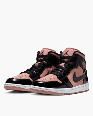 Women's Air Jordan 1 Mid SE - Rust Pink/Black