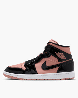 Women's Air Jordan 1 Mid SE - Rust Pink/Black