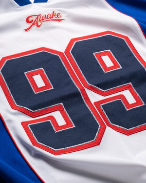 Awake NY Script Football Jersey - White
