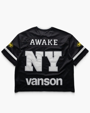 Awake NY Vanson Football Jersey - Black