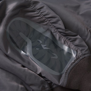 A Bathing Ape Tonal Shark MA-1 Bomber Jacket - Charcoal