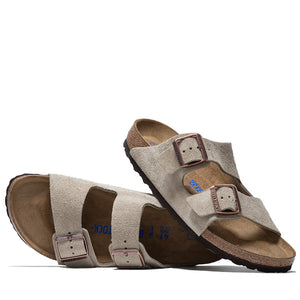 Birkenstock Arizona Soft Footbed Suede - Taupe