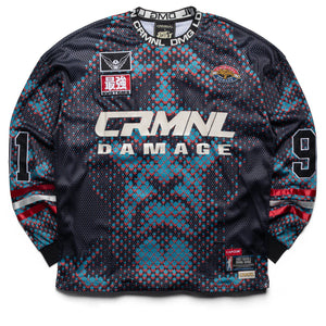 Criminal Damage x Street Fighter M. Bison Mesh Football Jersey - Multi