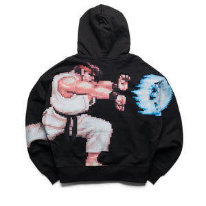 Criminal Damage x Street Fighter Ryu Hadouken Hoodie - Black