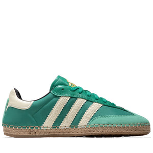 CLOT x Adidas Samba Espadrille - Court Green/Warm Vanilla