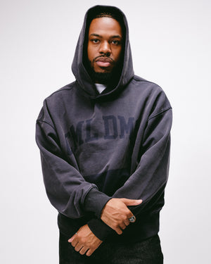 Criminal Damage Sun Faded Hoodie - Navy