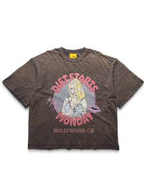 Diet Starts Monday Hollywood Tee - Vintage Black - front