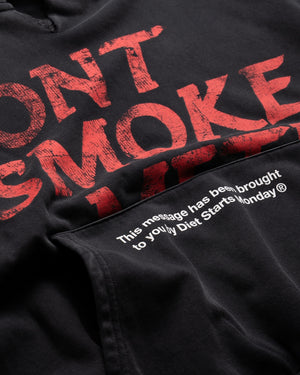 Diet Starts Monday Meth Hoodie - Vintage Black/Red - detail