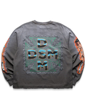 Diet Starts Monday Thunder Long Sleeve - Vintage Black - back