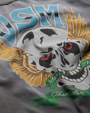 Diet Starts Monday Thunder Long Sleeve - Vintage Black - detail