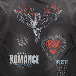 Represent Heavier Than The Heavens L/S Tee - Washed Black