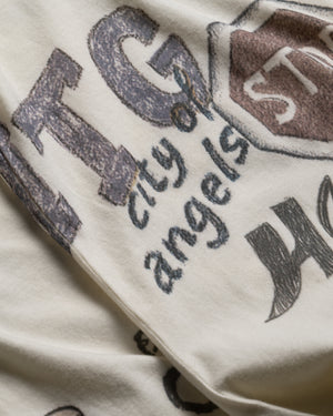 Honor The Gift All Over Los Angeles Tee - Bone