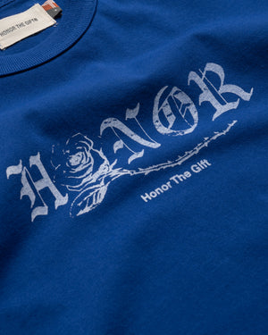 Honor The Gift Fallen Rose Tee - Royal Blue