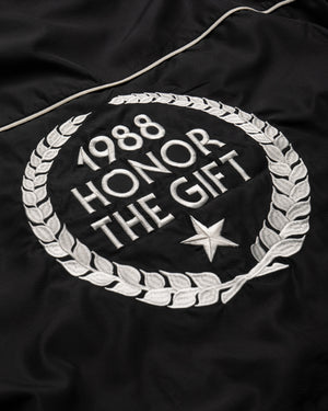 Honor The Gift Honeycomb Ripstop Track Jacket - Black