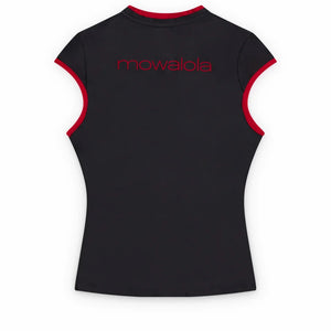 Mowalola x Jordan Tee - Black/Gym Red