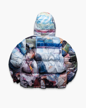 KidSuper Sunday Mornings Printed Puffer - Multi
