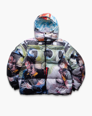 KidSuper Sunday Mornings Printed Puffer - Multi