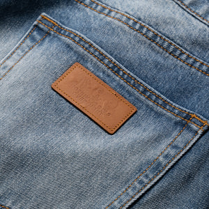 Nothing Grows Overnight Age Well Jeans - Light Wash