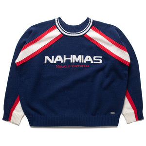Nahmias Miracle Sportswear Crewneck Sweater - Cobalt