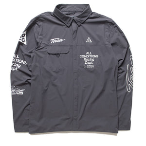 Nike ACG Aireez Graphic L/S Shirt - Dark Smoke Grey/White